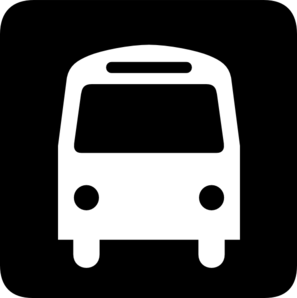 Bus Transportation Sign Clip Art
